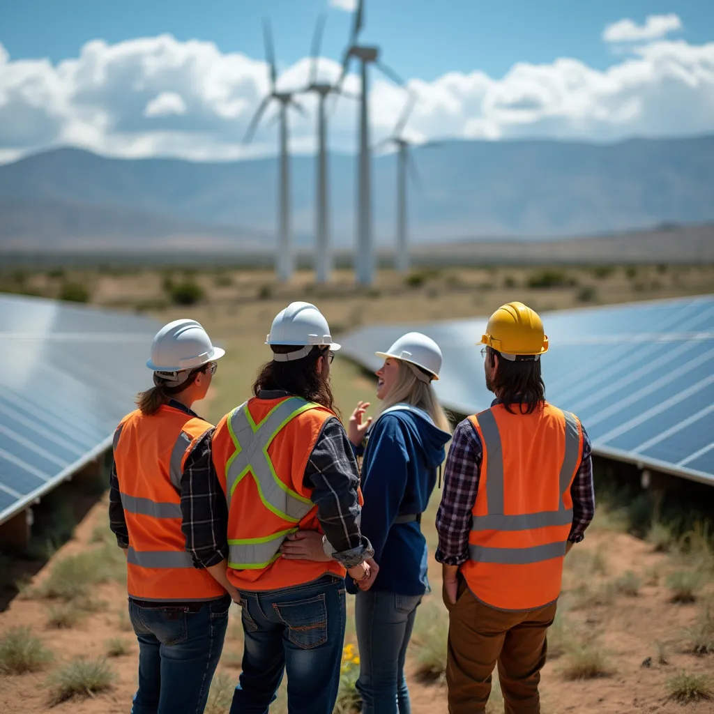 Visita a proyecto de energía renovable en la Patagonia
